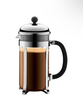Bodum Chambord 8 Cup 34oz Coffee
Press Silver